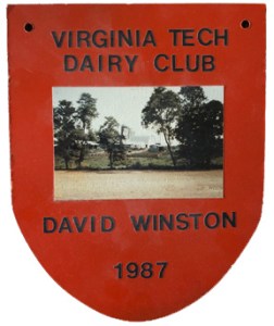 Dairy Club Plaque
